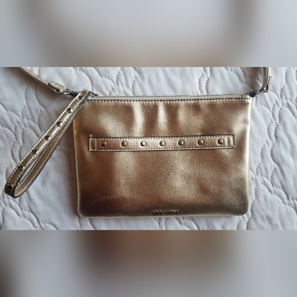 Nine West Metallic Gold Clutch